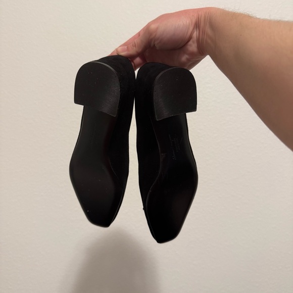 Black Salvatore Ferragamo Block Heels With Tassel Details Women’s Size 4.5 B - Picture 11 of 16